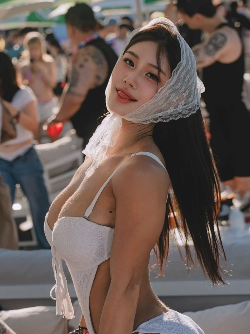 피트니스 모델 유혜지 부산 워터밤-7