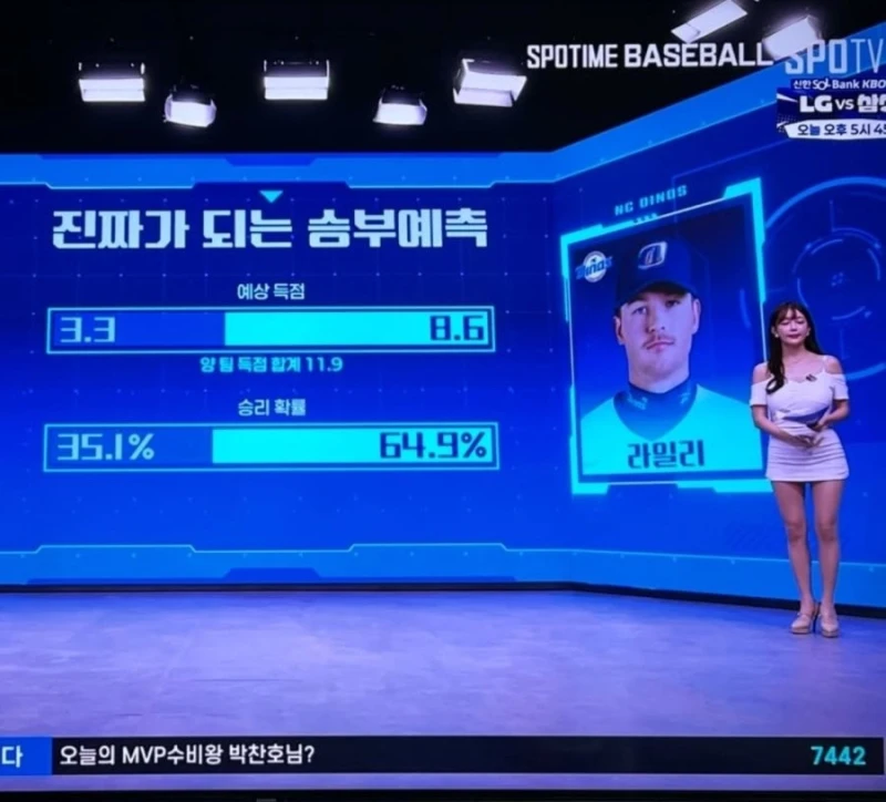 스포티비 아나운서의 매우 짧은 의상 ㅗㅜㅑ-2