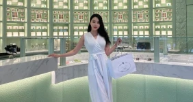 레이싱모델 강하빈 등산룩 레깅스