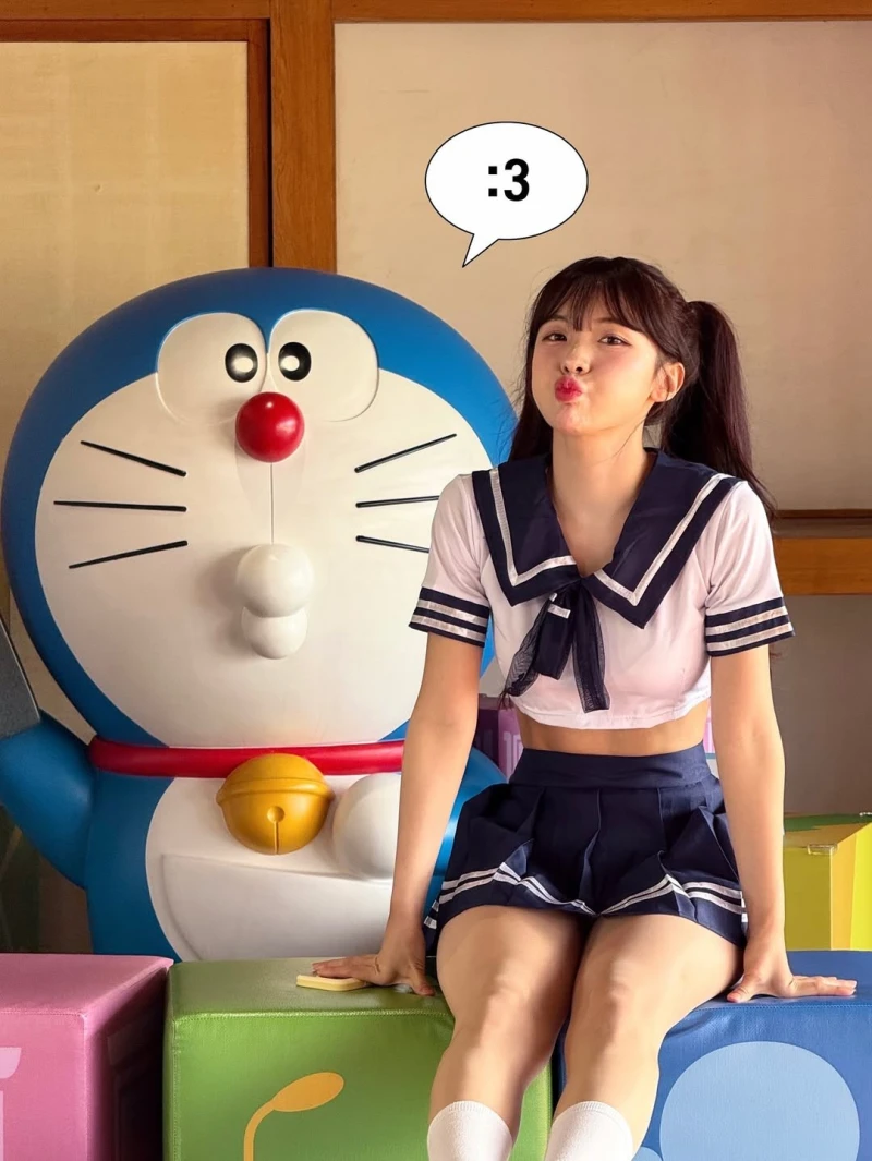 이다혜 치어리더 세일러복-2