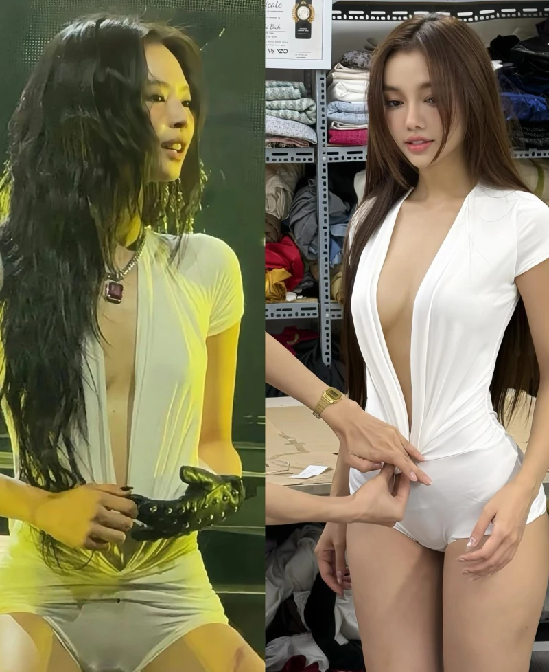 제니 옷 입어본 여자