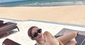 지삼 태국 여행 묵직 비키니 몸매