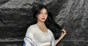치어리더 유세빈 래시가드