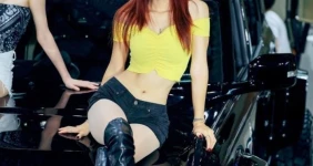 레이싱 모델 안나경 몸매