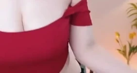 서나앙 묵직한 빨간 오프숄더