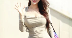 김현영 치어리더 출근길 동탄룩