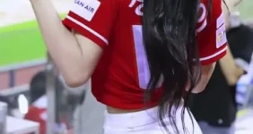 정설아 치어리더 뒤태
