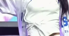 속바지 보이는 트리플에스 린