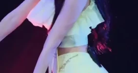 노란 프릴 나시 치마 볼륨감 하이키 옐