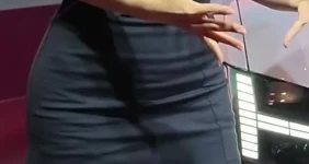 드레스에 검스 조민지 아나운서