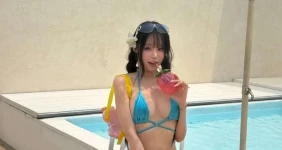 맥심 촬영현장 은지 비키니