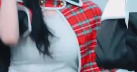 그냥 티셔츠 입은 트리플에스 김채연