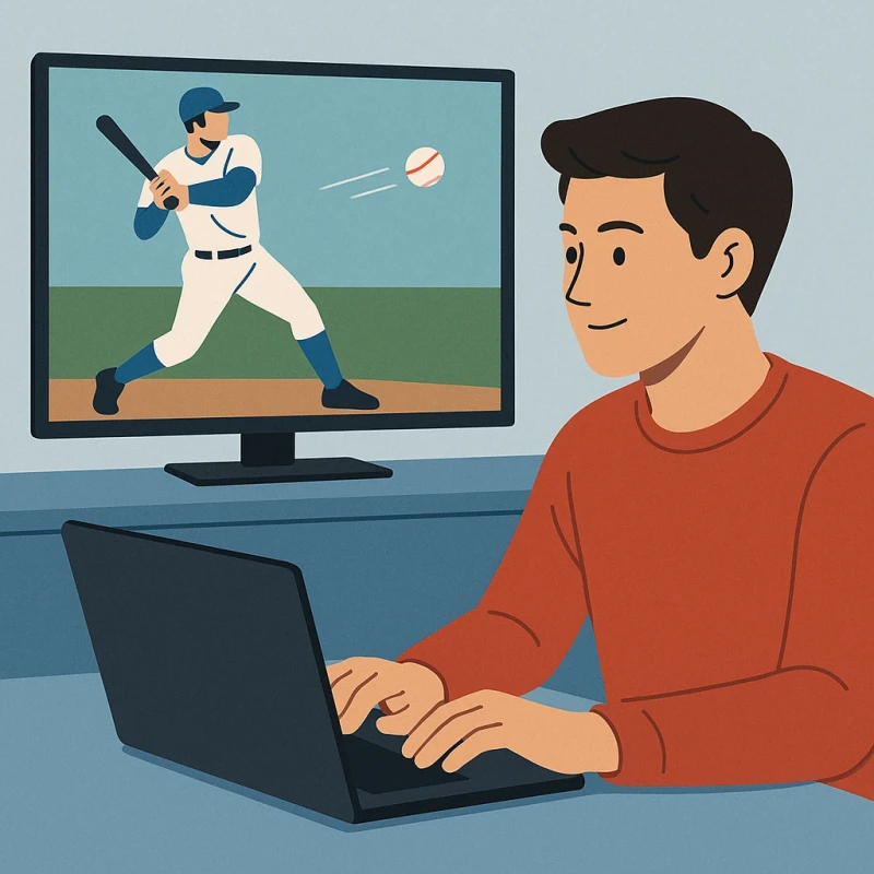 뽕티비 야구중계 무료로 보는 법, KBO중계와 MLB중계 찾는 순서
