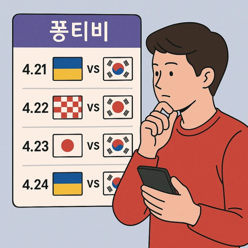 뽕티비 경기 일정표 보는 법, 중계일정 놓치지 않게 확인하는 기준