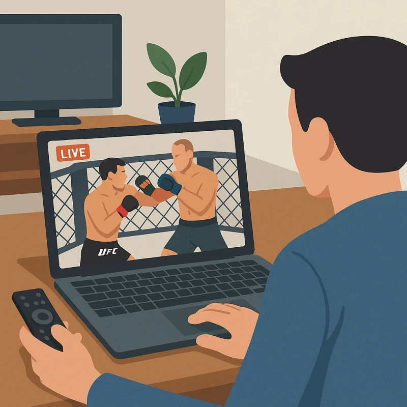 UFC중계와 격투기중계, 뽕티비에서 덜 헤매고 보는 법