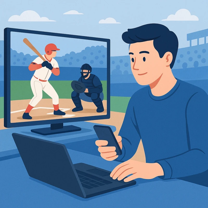 뽕티비 야구중계 무료로 볼 때 KBO중계와 MLB중계 확인하는 법
