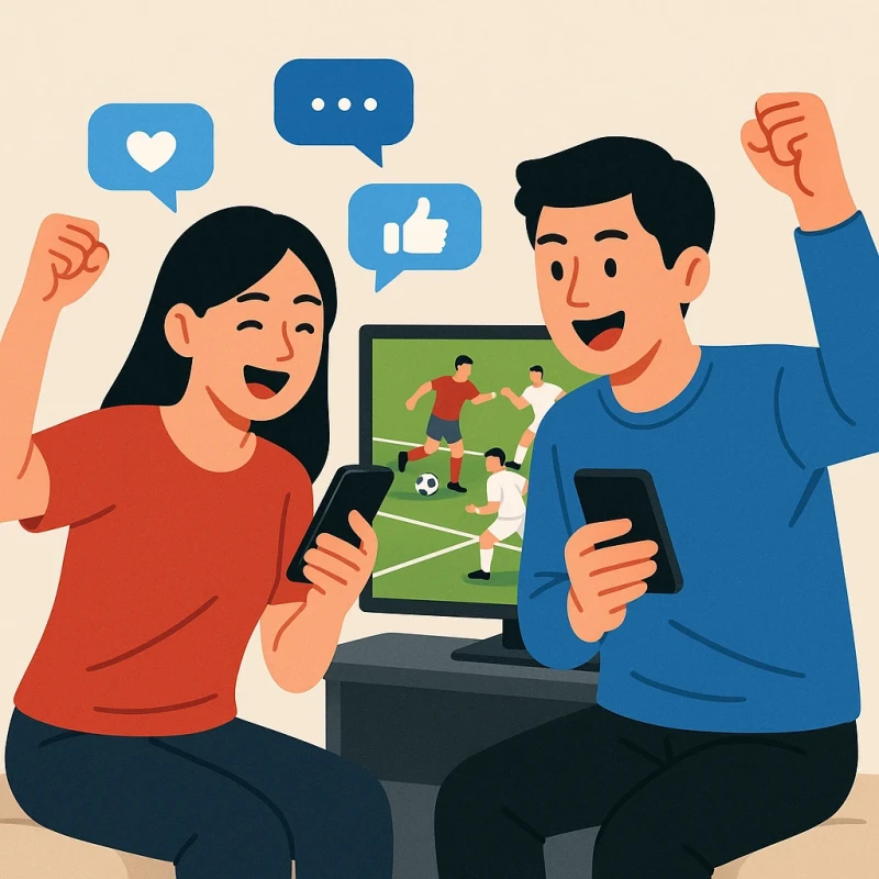 뽕티비 스포츠중계 볼 때 응원채팅이 더 재밌어지는 사용법