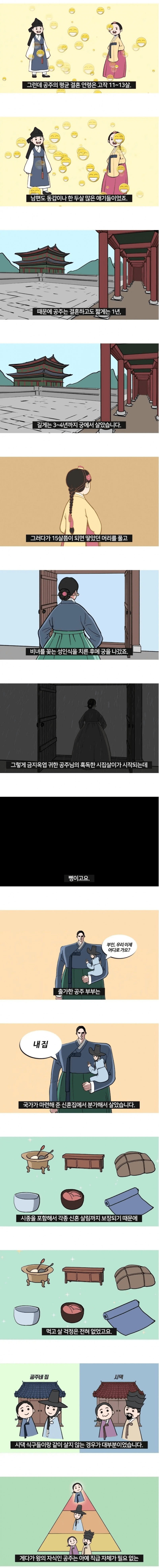 조선시대 공주 옹주로 태어나면 좋은 이유 