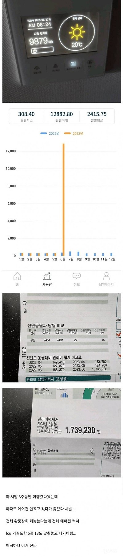 에어컨 안끄고 3주동안 여행 다녀온 사람