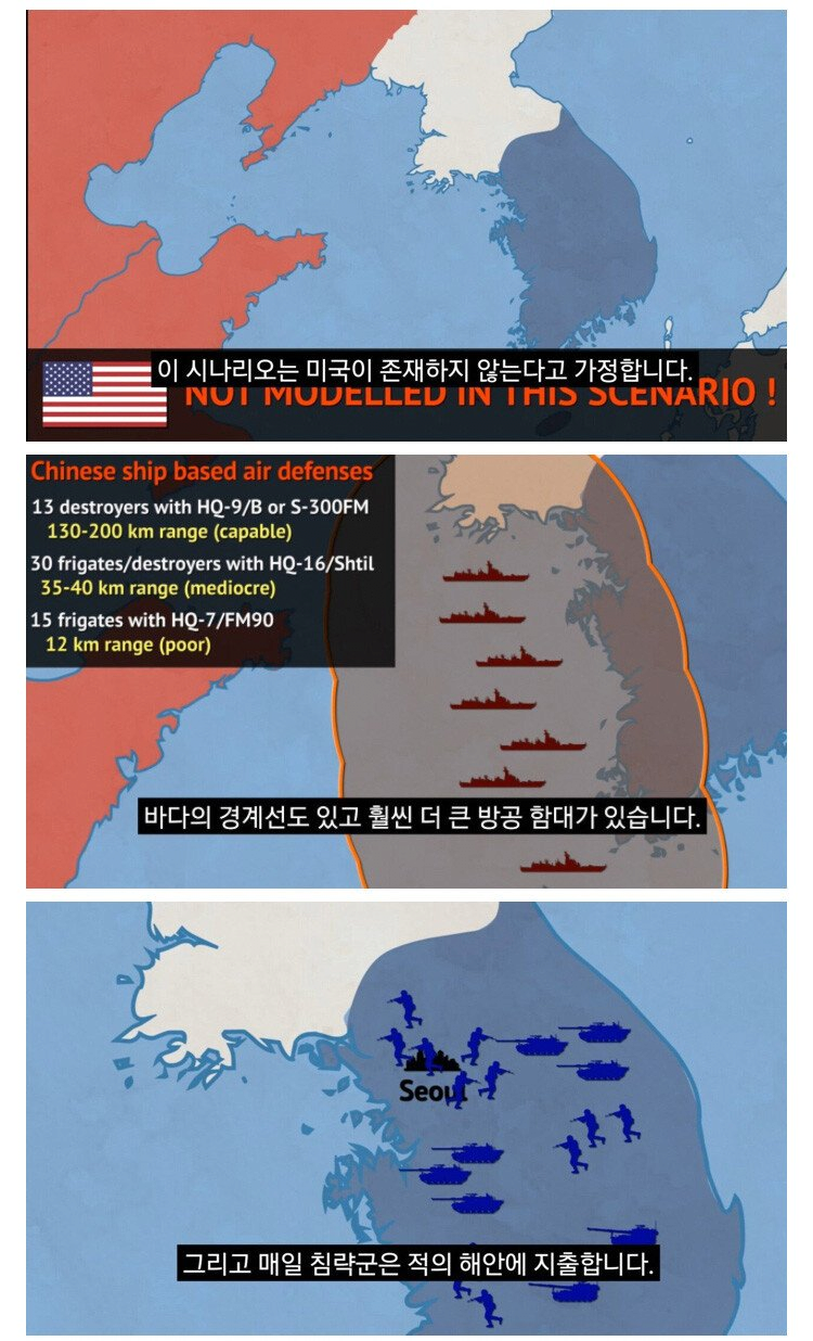 외국인이 분석한 대한민국과 중국 전쟁 시나리오 