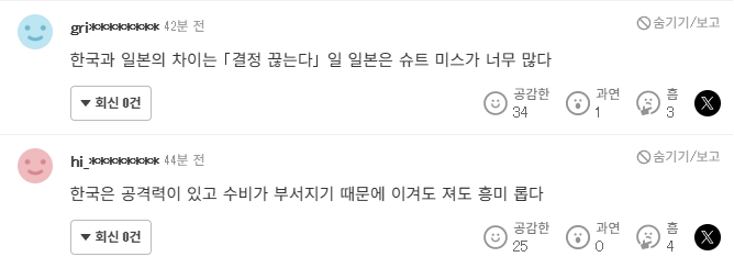 대한민국, 멕시코와 무승부....야후재팬 반응-6