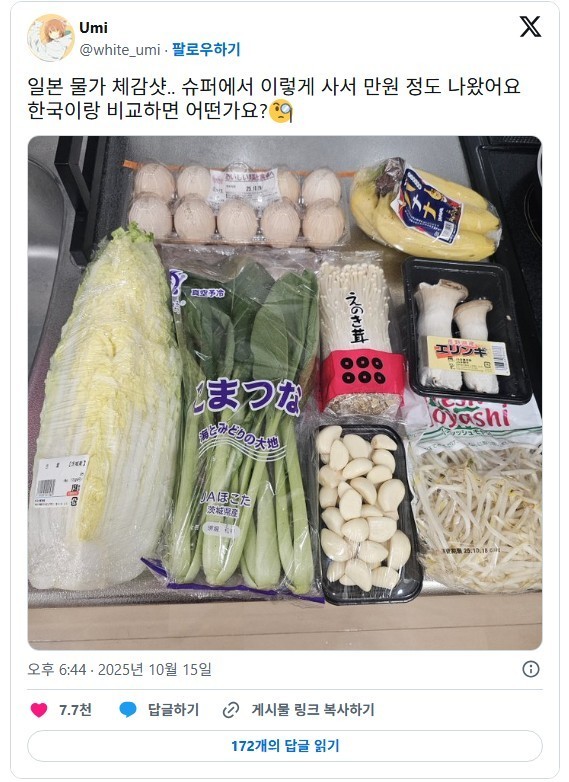 일본 마트 물가 체감샷-2