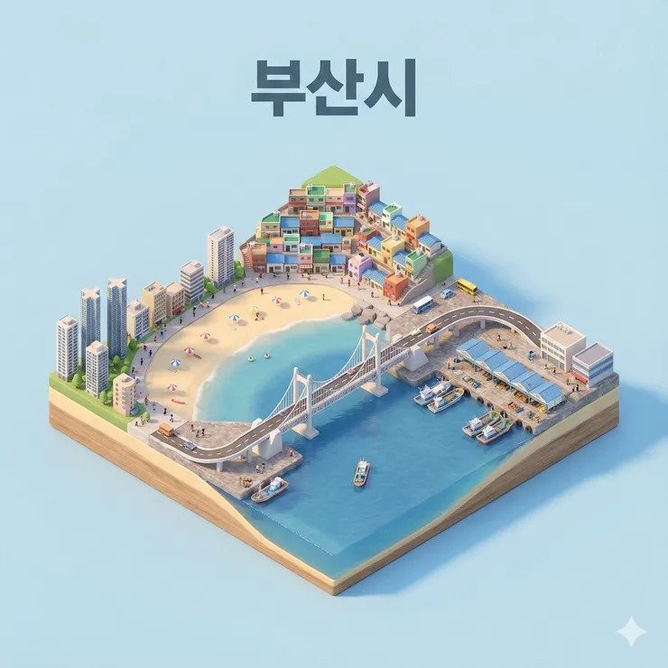 나노바나나로 지역 미니어처 만드는 프롬프트 -2