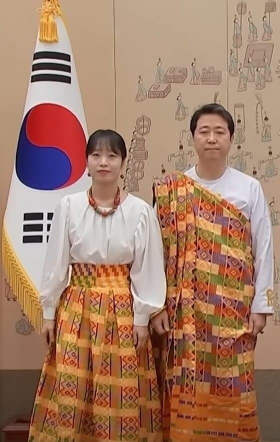 새로 부임한 주한 가나 대사 부부 