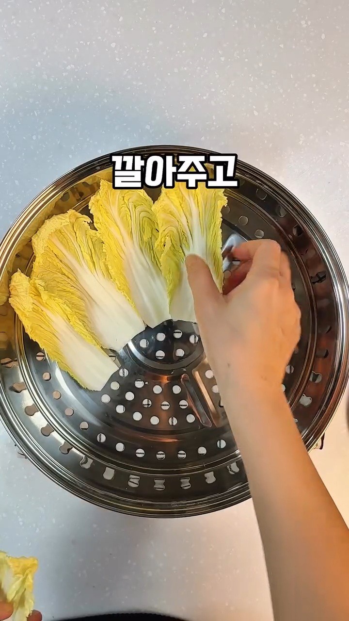만두 찔 때 배추를 깔아보세요!-6