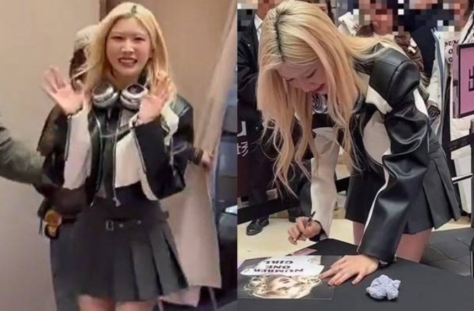 로제인 척 사진 찍고 사인..중국 인플루언서 논란