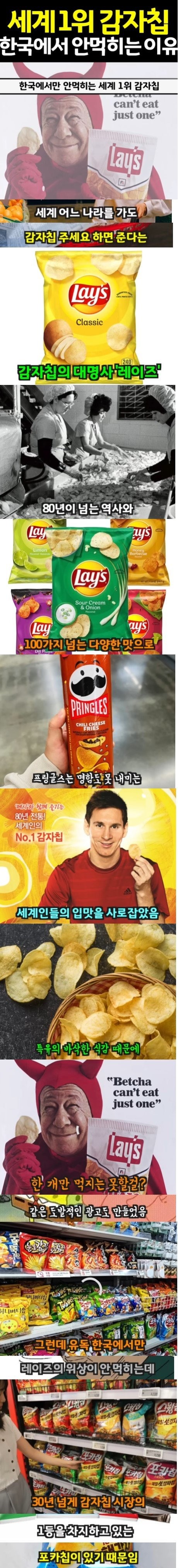 세계 1위 감자칩이 한국에서 안먹히는 이유