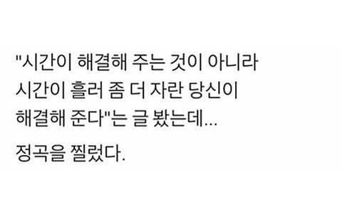 멘탈 관리에 도움되는 사소한 팁들