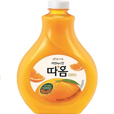 우리나라 오렌지 주스 오렌지 함량 개에바임-18