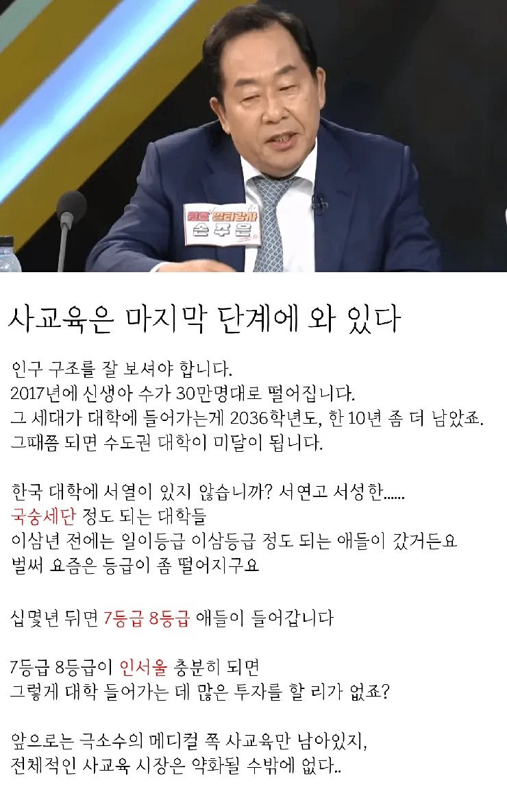 손주은이 보는 한국 대학의 미래