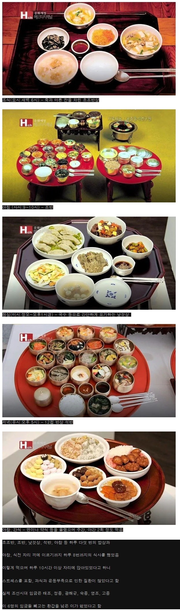 조선시대 왕들의 수명이 대체적으로 짧았던 이유 중 하나