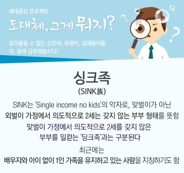요즘 은근히 많다는 싱크족