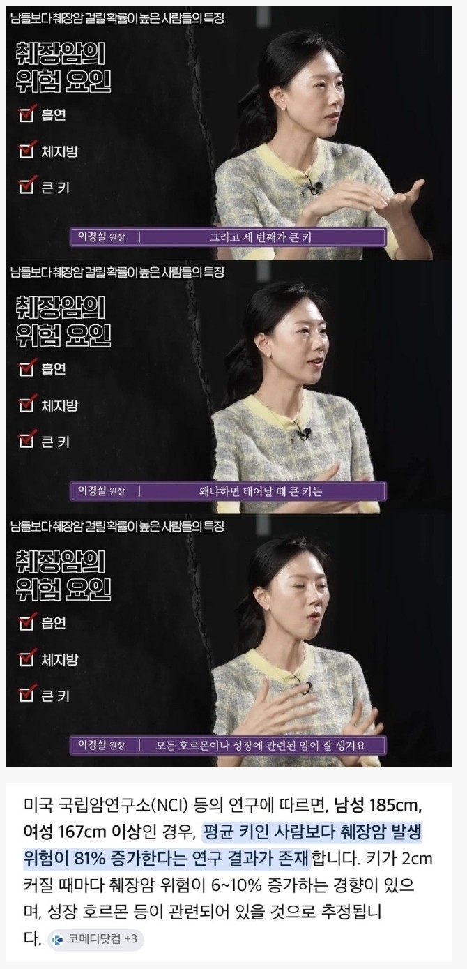 최근에 밝혀진 췌장암 걸릴 확률 위험 요인
