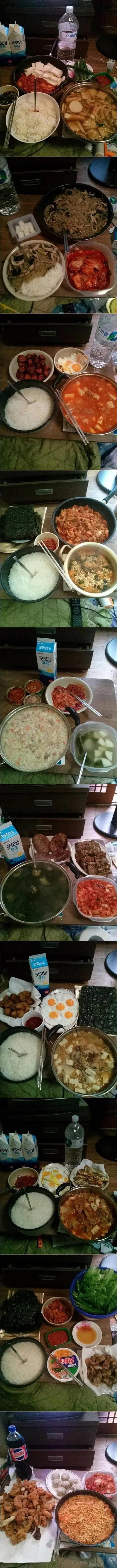 이정돈 먹어줘야 한다는 농부의 식사