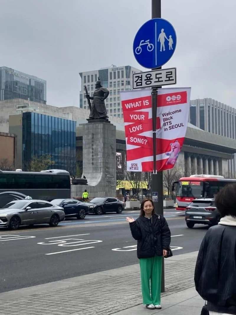 34년 전 한국에서 사진을 찍은 일본 여성-8