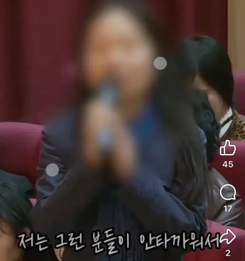 노숙자맘한테 한마디 하는 법륜스님 -12