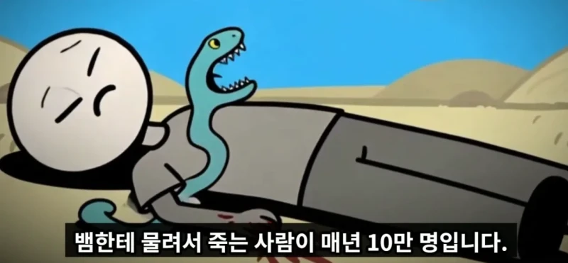 매년 뱀독으로 전세계 수만명이상 사람이 사망하는 이유 