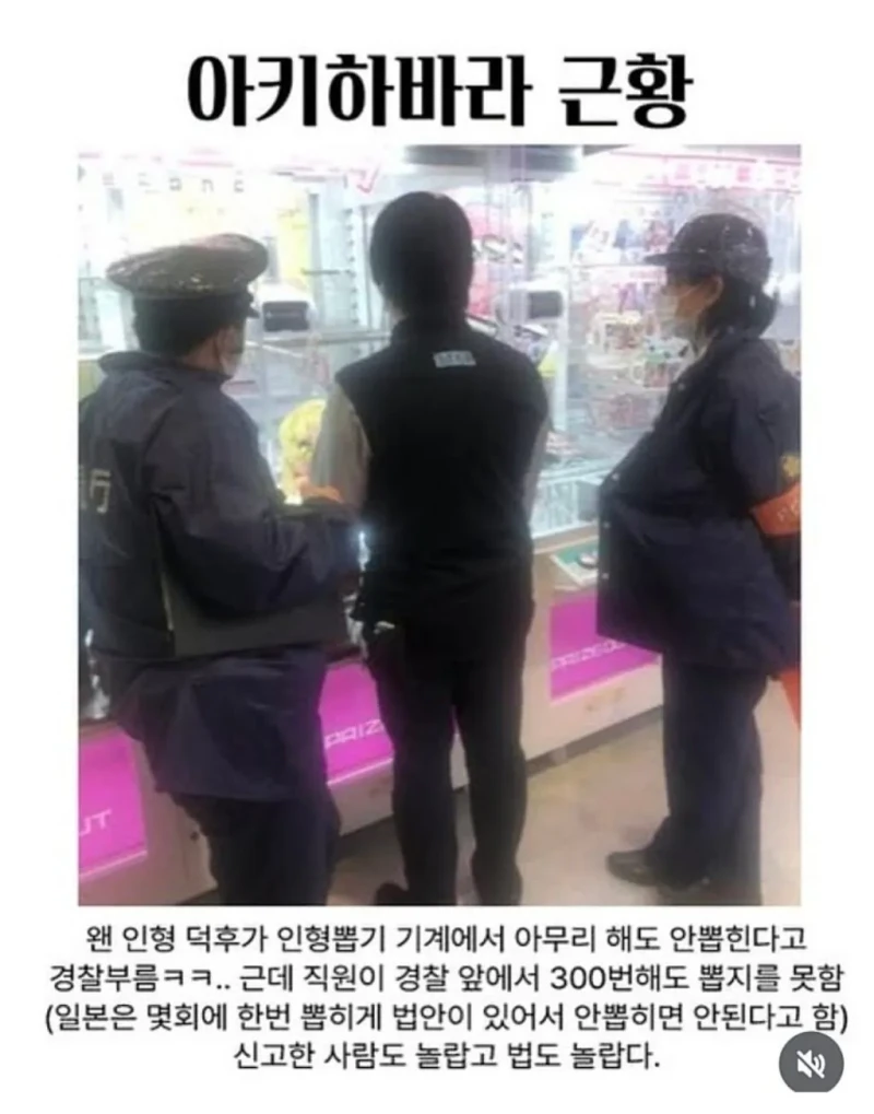 일본 인형 뽑기 근황 