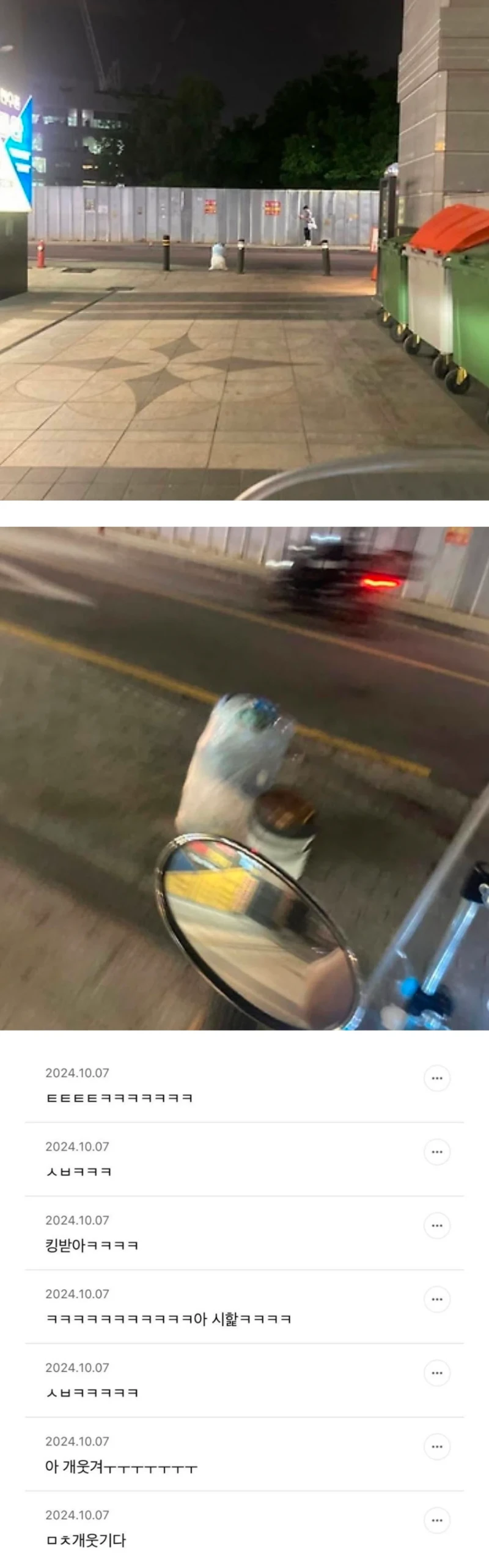 길거리에 쪼그려앉아 울고있는 대한항공 승무원-2