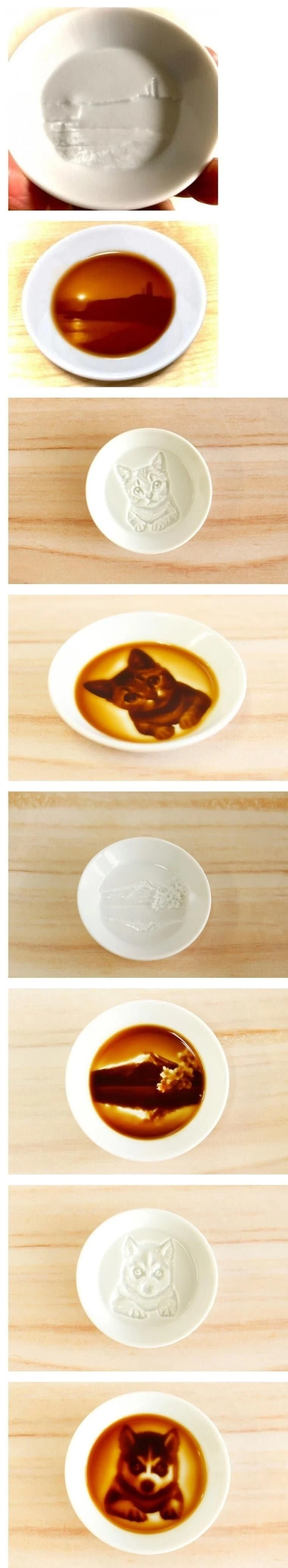 일본에서 판매 중이라는 개쩌는 간장 종지