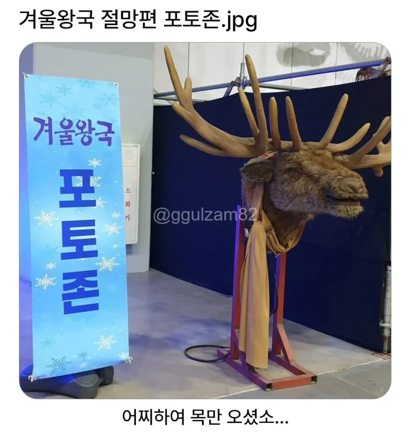 오싹오싹 겨울왕국 포토존