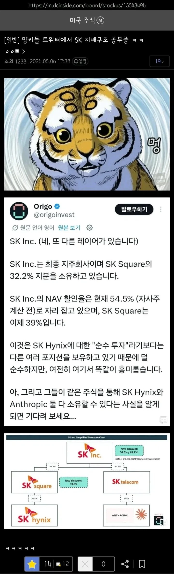 한국 주식 공부중인 미국 개미들