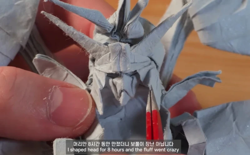 한장의 종이접기를 30일동안 한 사람-12