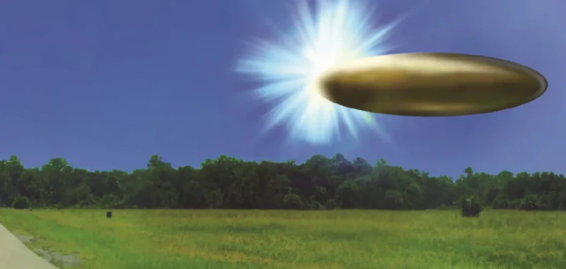 미국 국방부에서 공개한 금속 UFO 사진 -3
