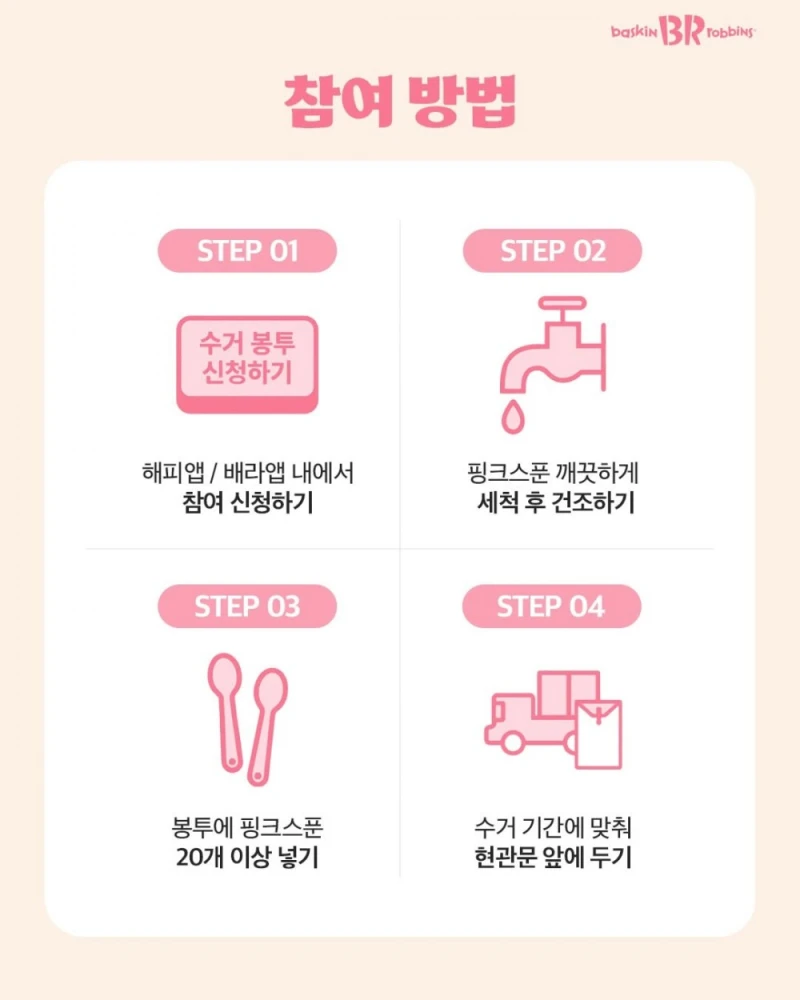 배스킨라빈스 핑스스푼 수거 프로그램 반응-3