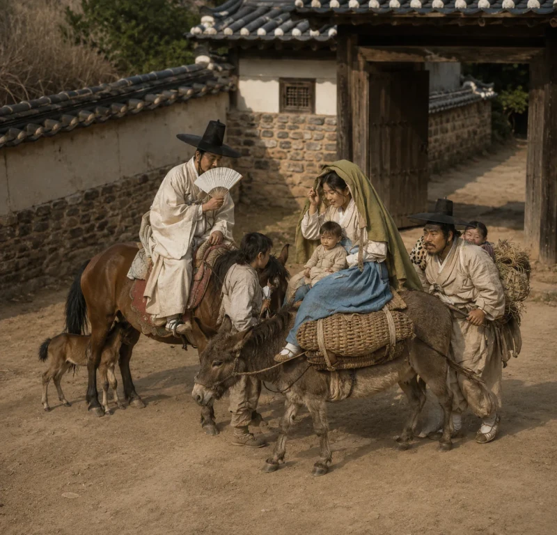 AI로 실사화한 조선시대 풍속화 -11